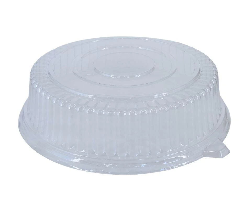 Value+ - CTP-18RL - 18" Lid for Round Catering Tray - Clear PET — Case (5 CT)