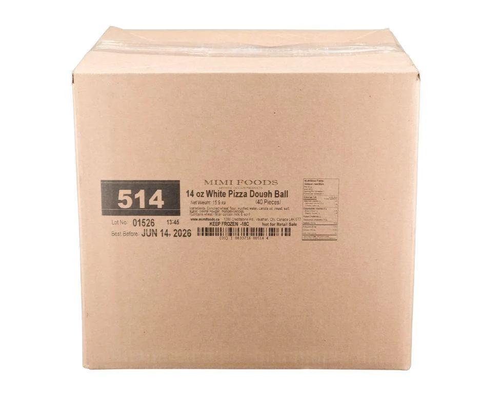 MiMi Foods White Pizza Dough Balls - 14oz