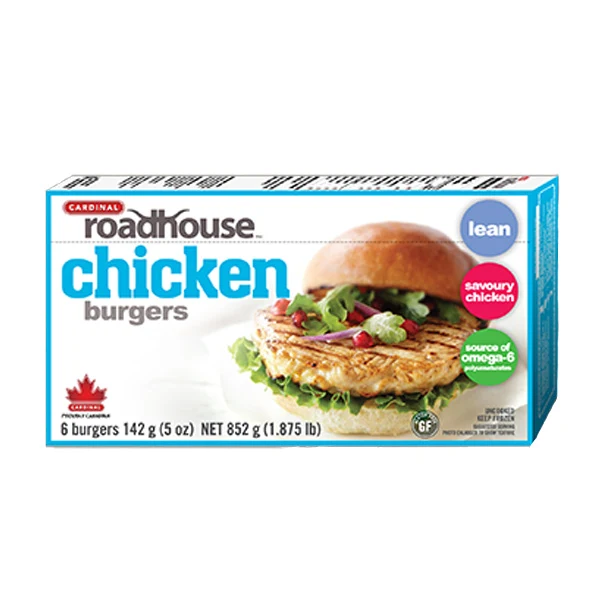 Cardinal - Roadhouse Chicken Burgers 6x850 GR