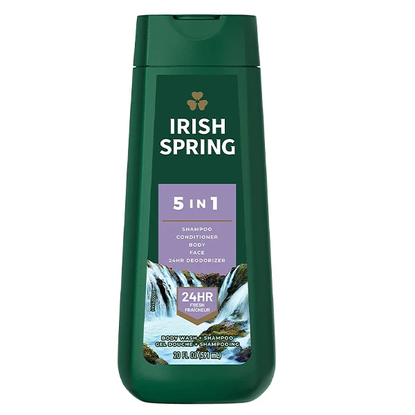 Irish Spring - 5 IN 1 Body Wash + Shampoo 591ML
