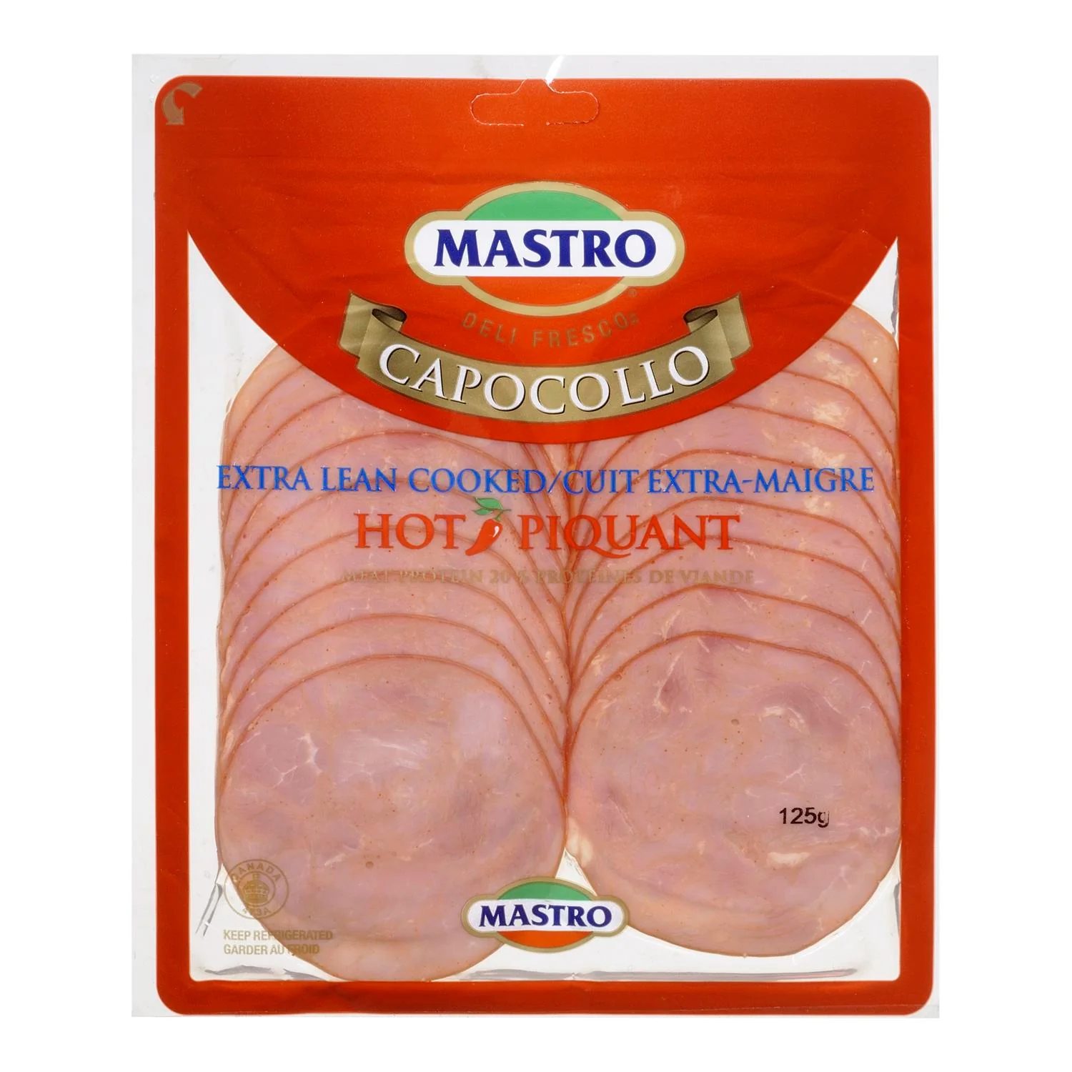 Mastro - Capocollo Xlean Hot 125GR