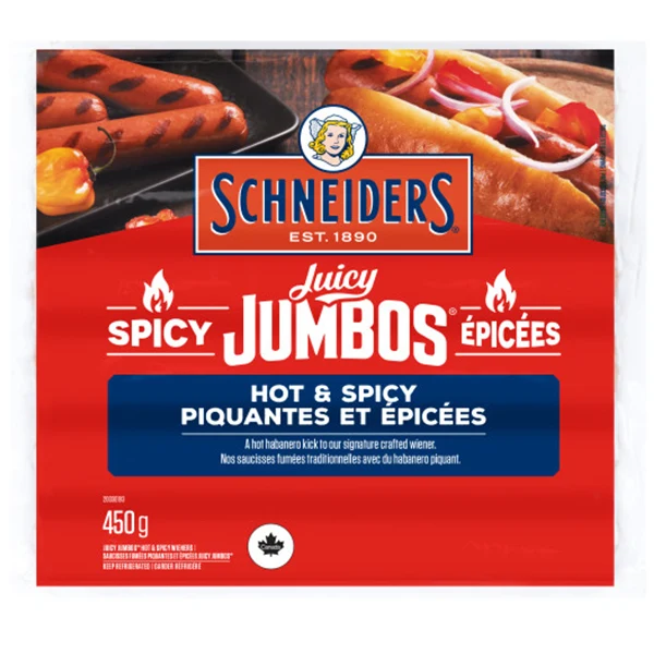 Schneiders - Juicy Jumbos Hot Spicy 450GR