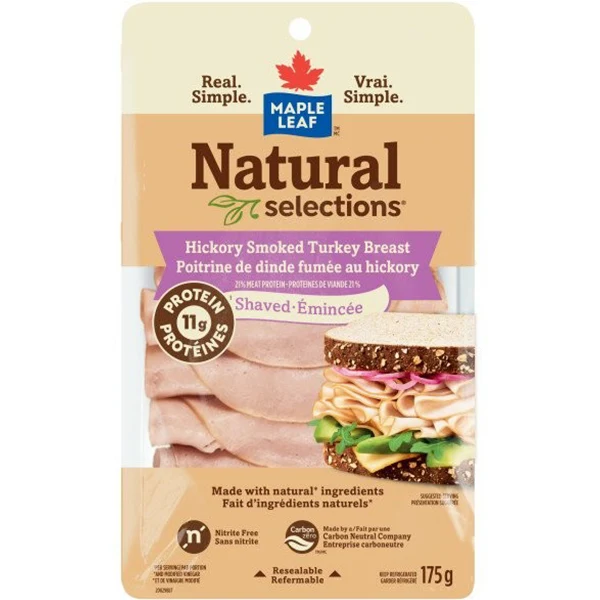 Maple Leaf - Natural Selection Hickory Smoked Turkey 175GR