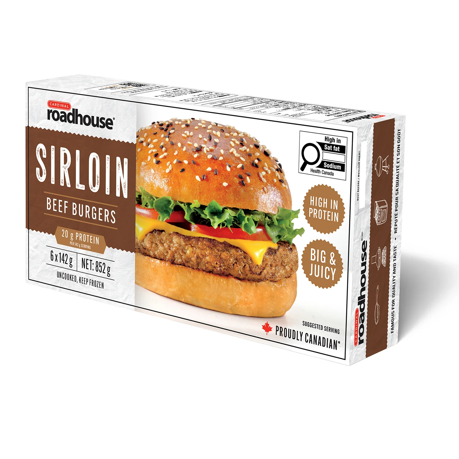 Roadhouse - 5oz Sirloin Beef Burger 852GR