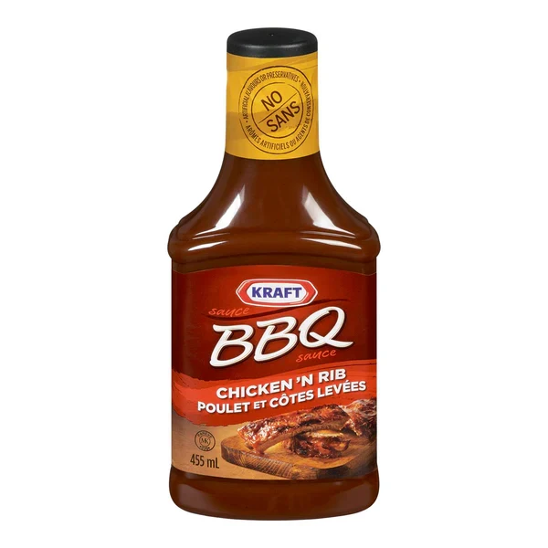 Kraft - Chicken Rib BBQ Sauce 10x455 ML