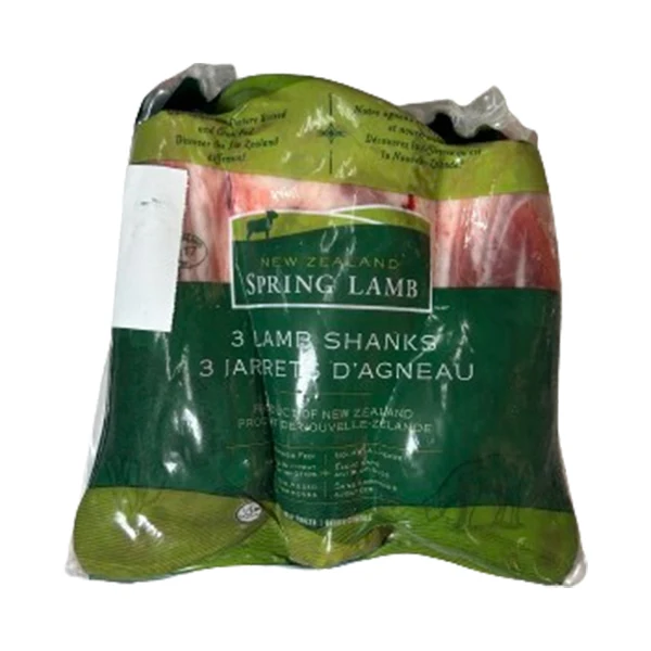 Frozen Lamb - New Zealandpac Shanks Vp-Rwa Per KG
