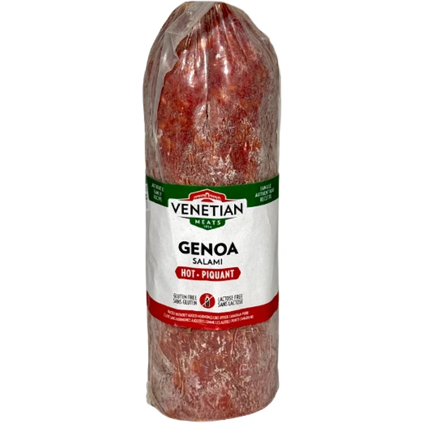 Venetian Meats - Genoa Salami Hot 1/2 Per KG