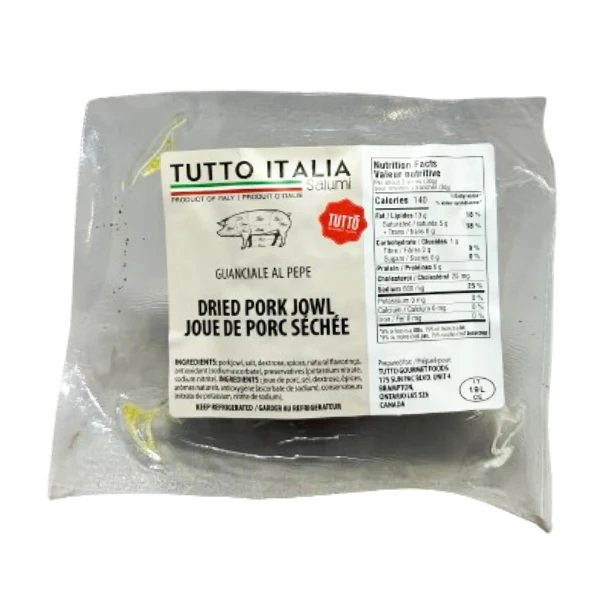 Tutto Italia Salumi - Guanciale Suino Stagionato Per KG