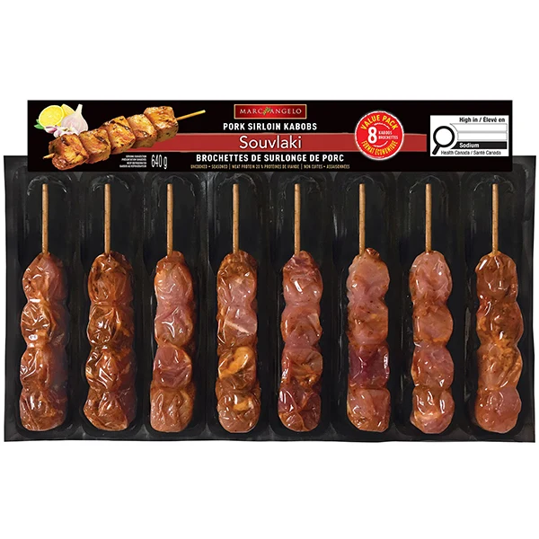 Marc Angelo - Pork Souvlaki Value Pack 640GR 8PK