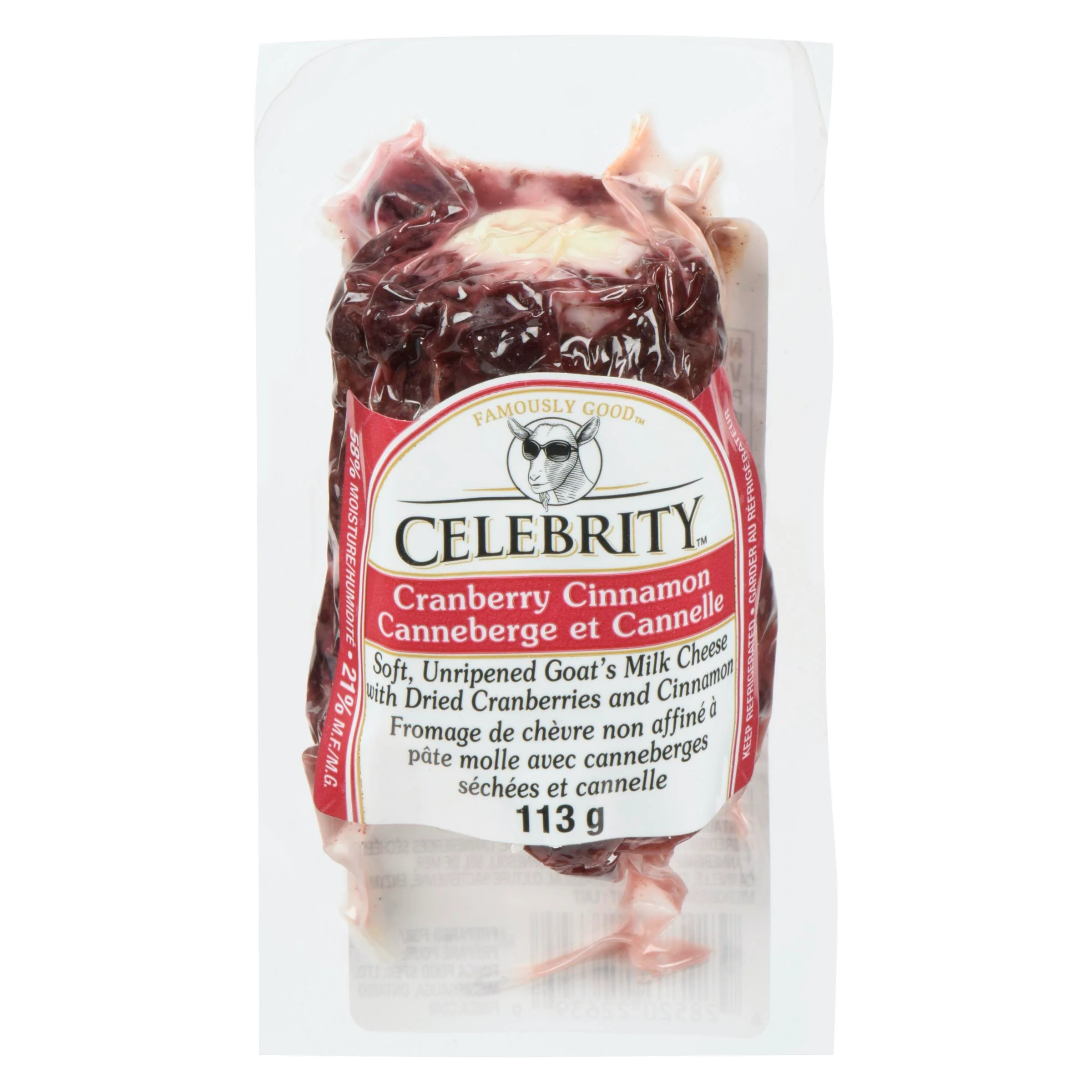 Celebrity - Goat Cheese Cranberry Cinnamon 113GR