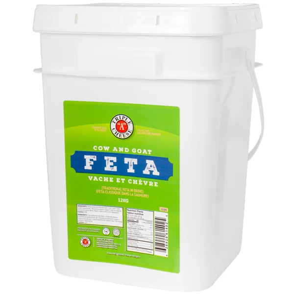 Triple A Cheese - Cow And Goat Feta 12KG