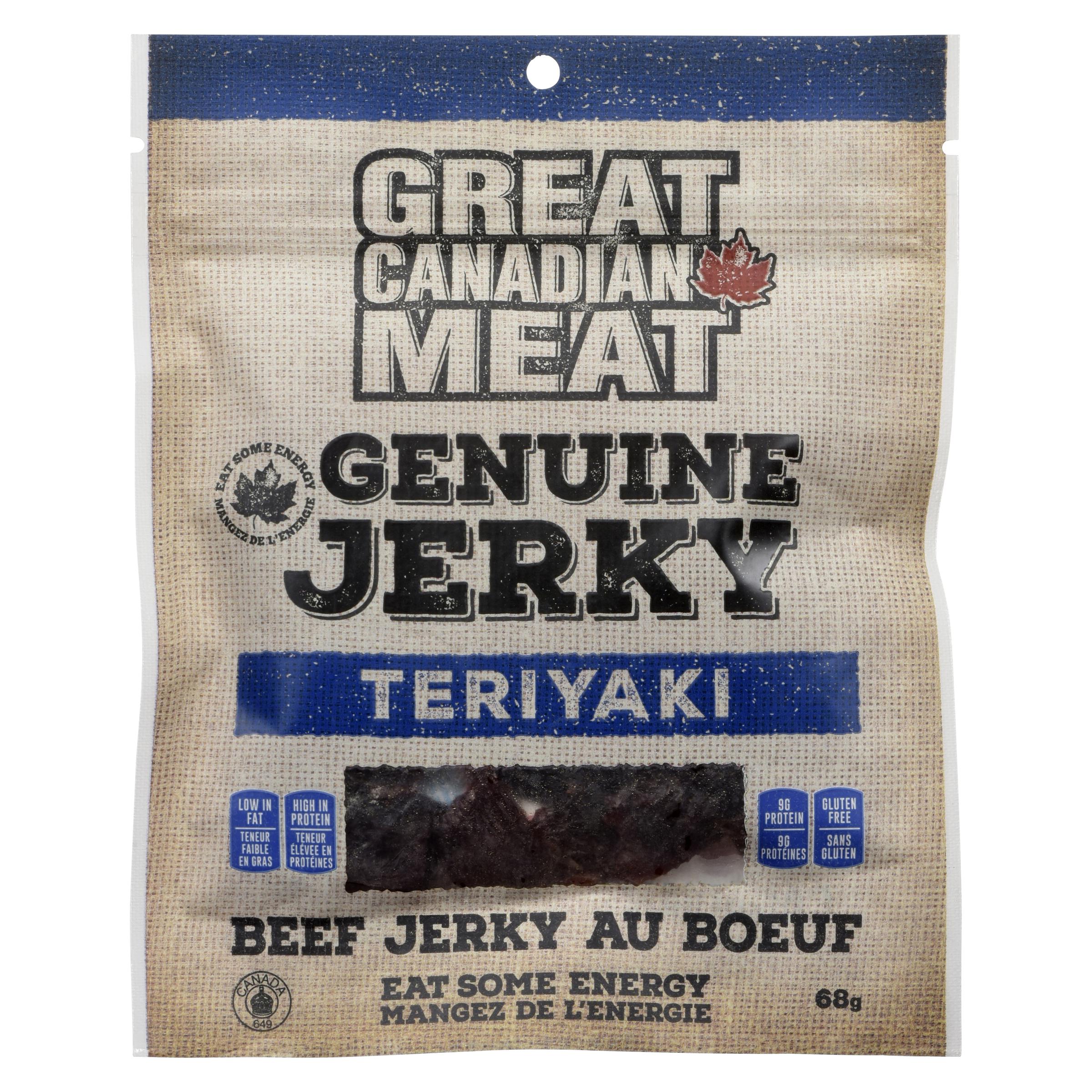 The Great Canadian - Teriyaki Beef Jerky 68GR