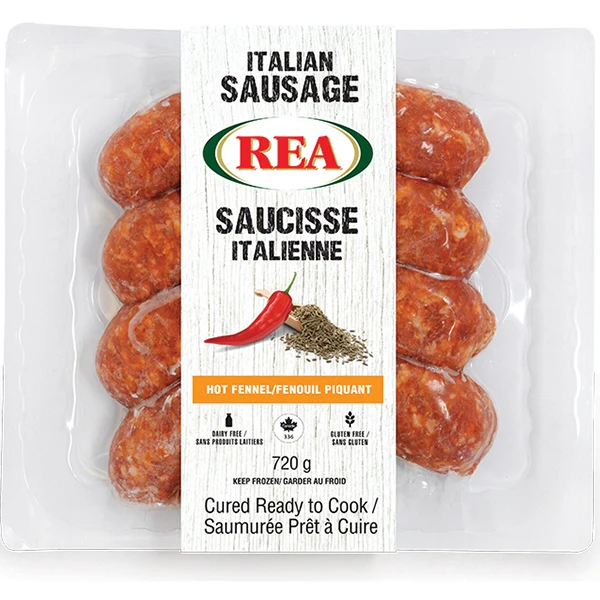 Rea - Frozen Hot Fennel Sausages 720GR