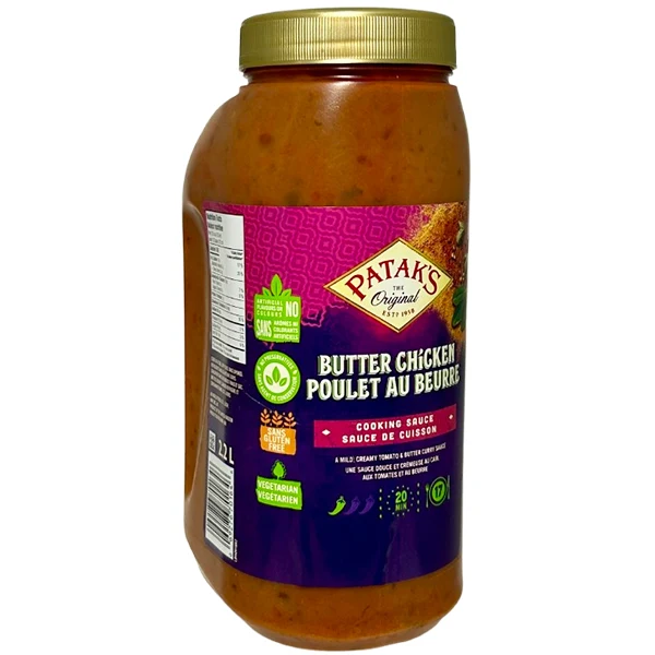 Pataks - Butter Chicken Cooking Sauce 2x2.2 LT