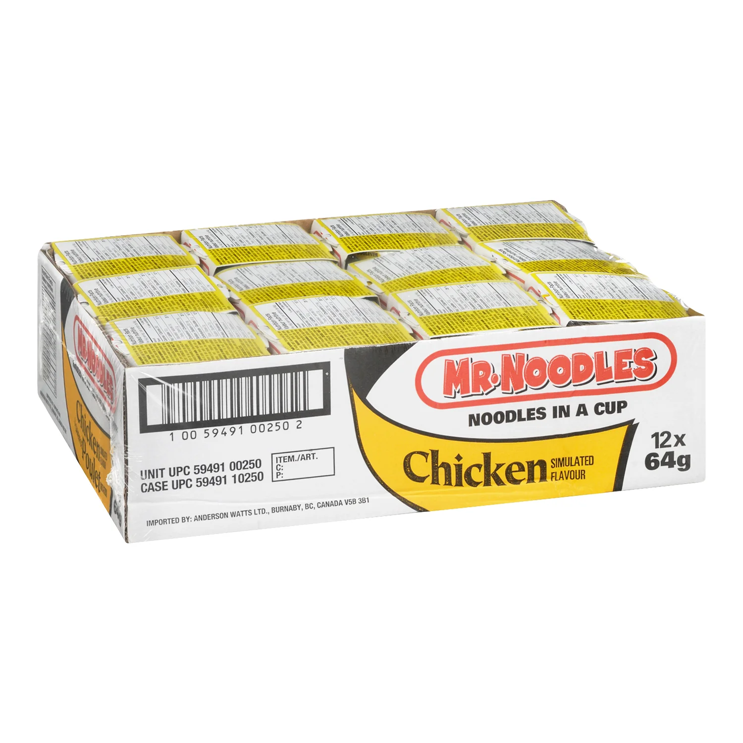 Mr Noodles - Chicken 12x64 GR