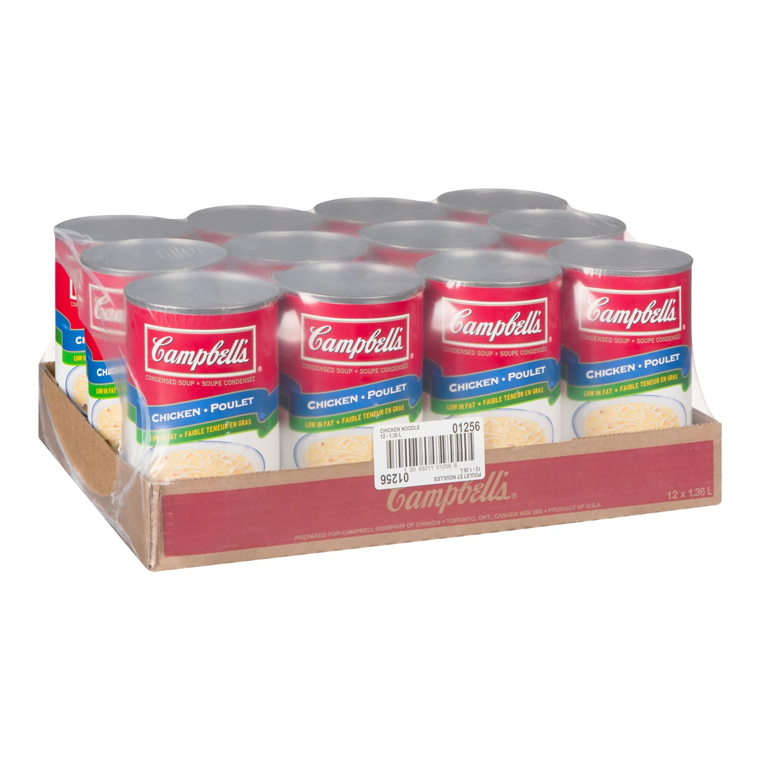 Campbells - Chicken Noodle Low Fat 12x48OZ