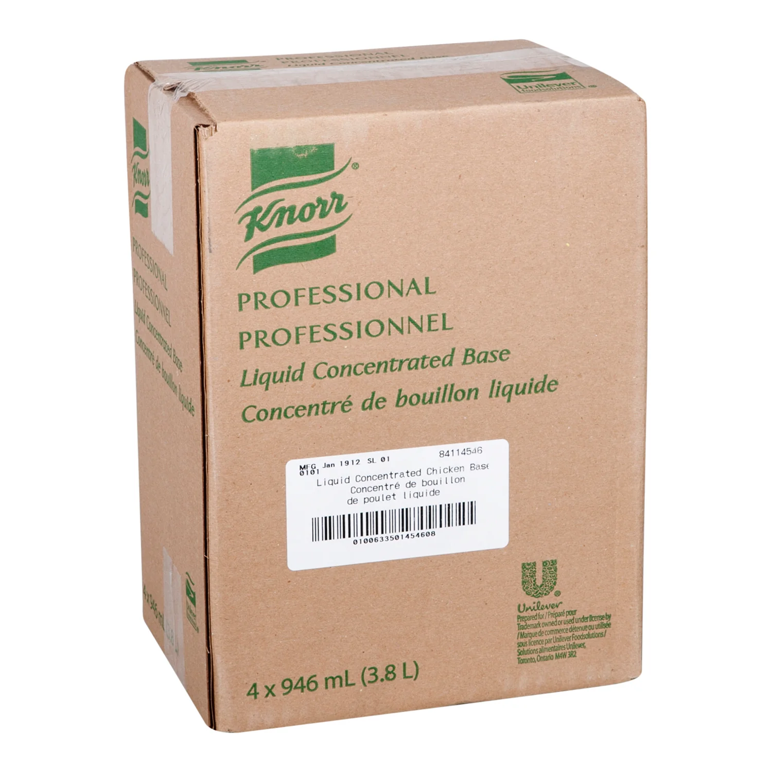 Knorr - Prof Liquid Chicken Base 4 x 946GR