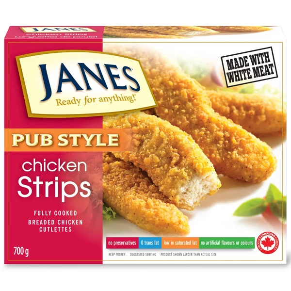 Janes - Pub Style Chicken Breast Strips 6x700 GR