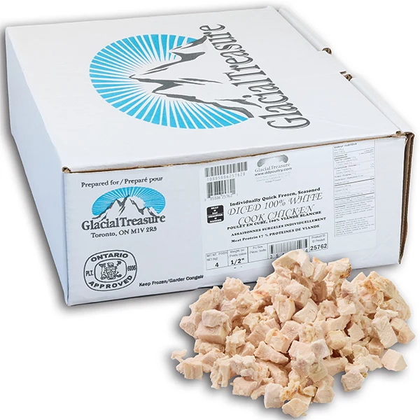 Glacial Treasure - 100% White Diced Chicken 4KG
