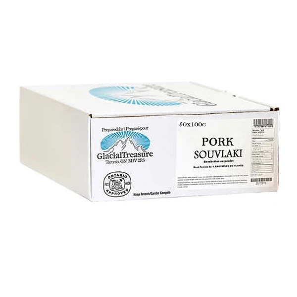 Glacial Treasure - Pork Souvlaki 50x100 GR
