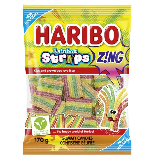 Haribo - Rainbow Strips 12x170 GR
