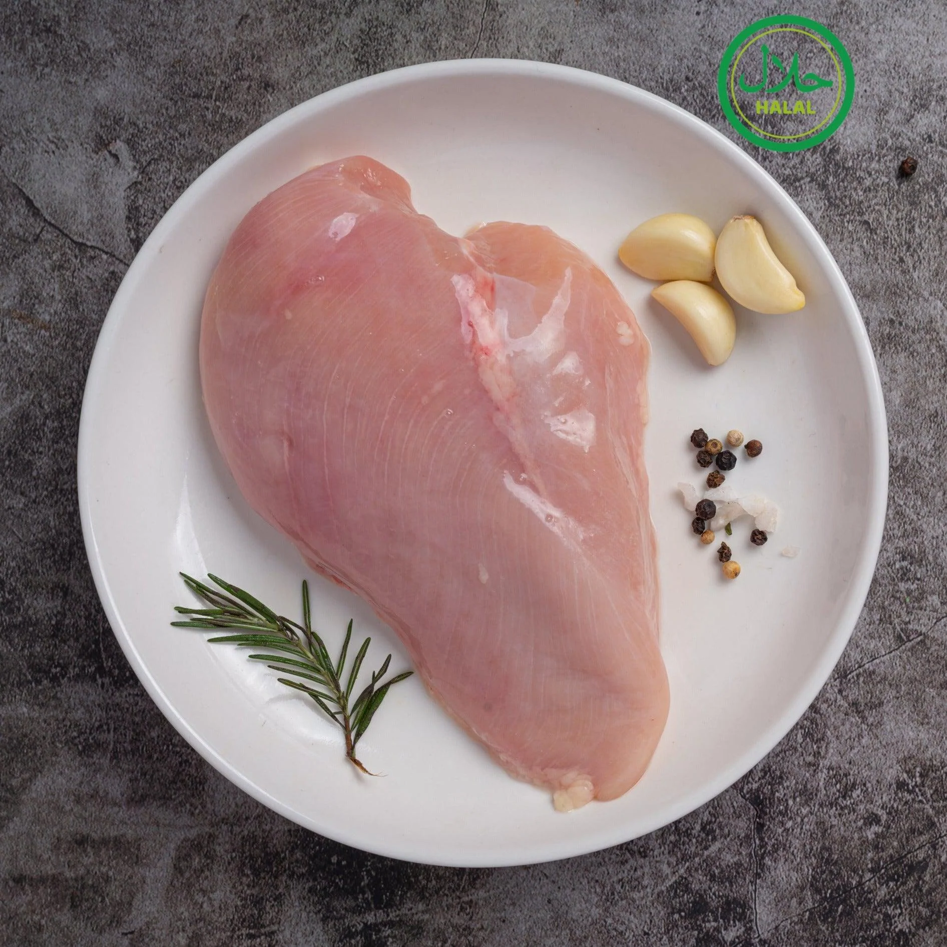 Fresh - Hand Slaughtered Chicken Breasts - Halal — Each (5 KG)