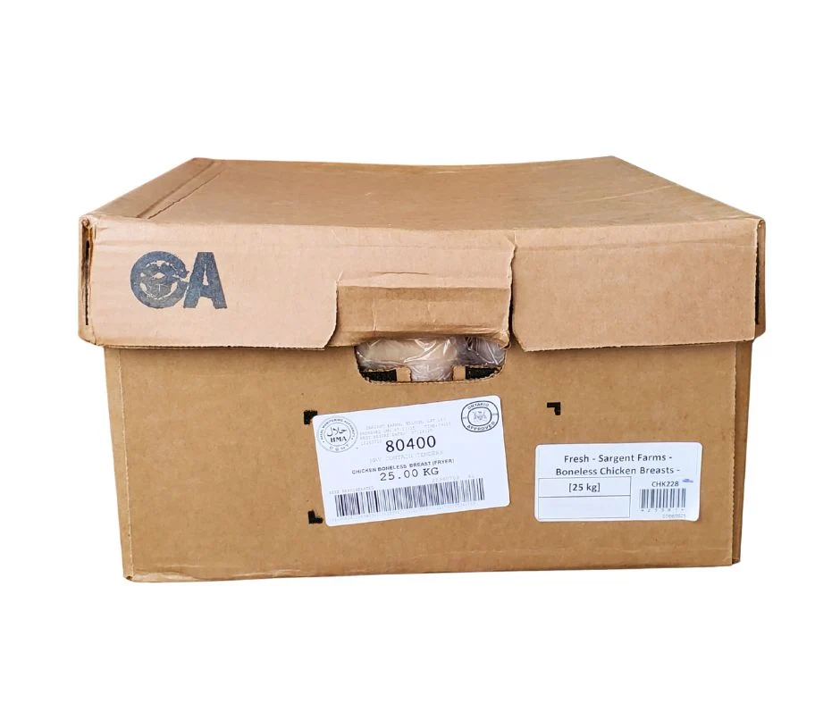 Fresh - Sargent Farms - Boneless Chicken Breasts - 7-9oz - Halal - 80400 — Each (5 KG)