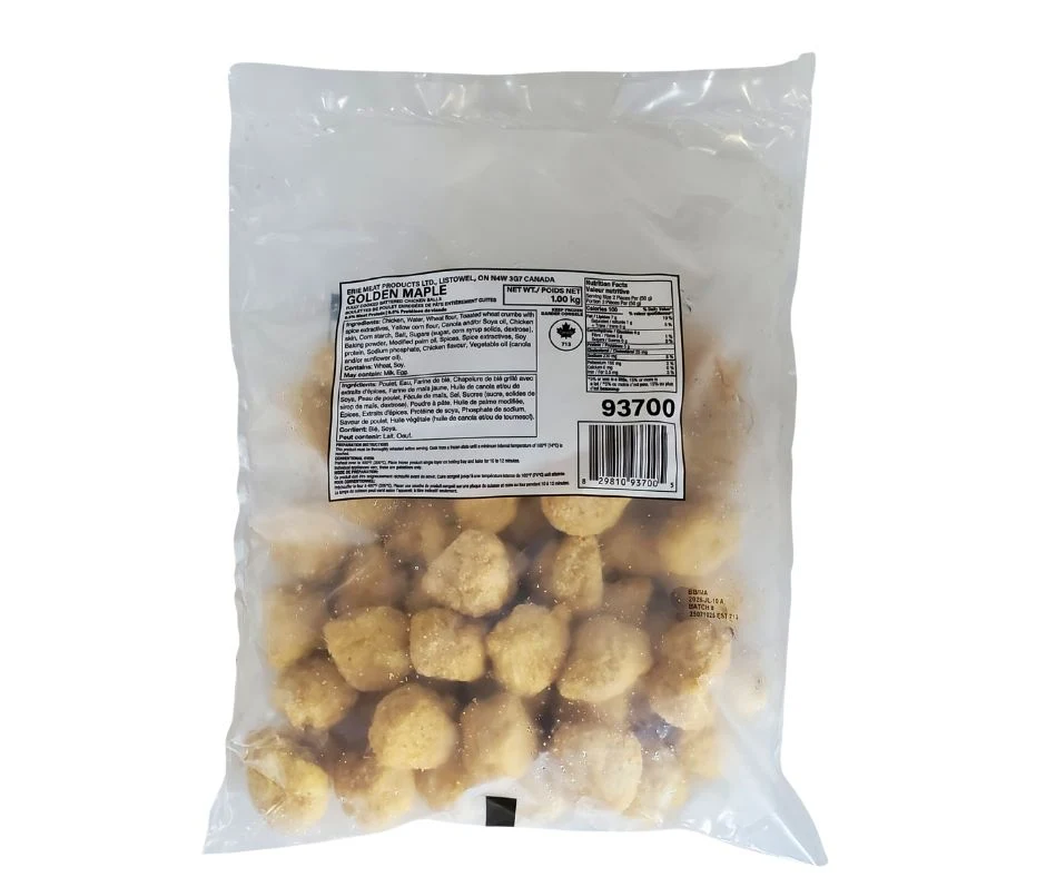 Golden Maple - Battered Chicken Balls - Frozen — Case (2 x 2 KG)