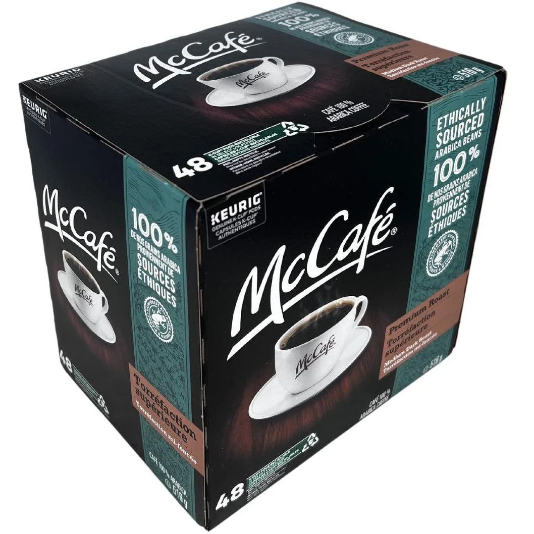McCafé Premium Medium Dark Roast K-Cup Pods — Case (48 CT)