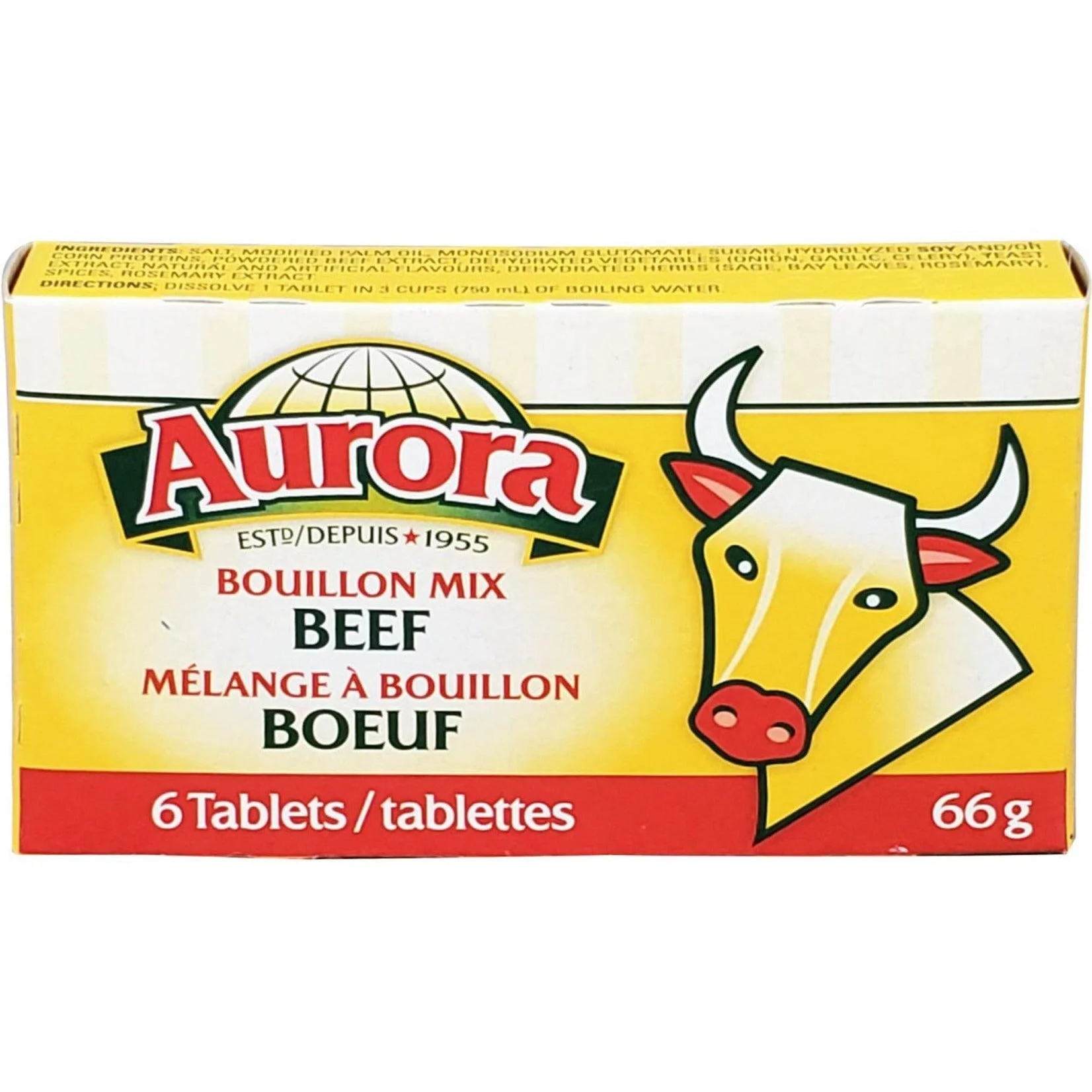 Aurora - Bouillon Cubes - Beef — Each (66 G)