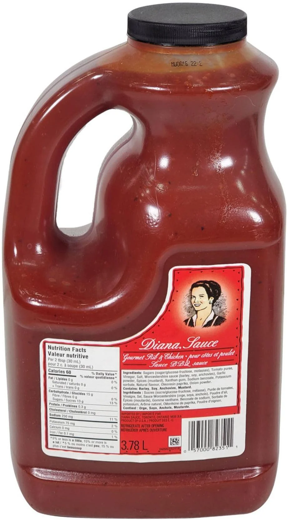 Diana - Rib & Chicken Sauce — Case (2 x 4 L)