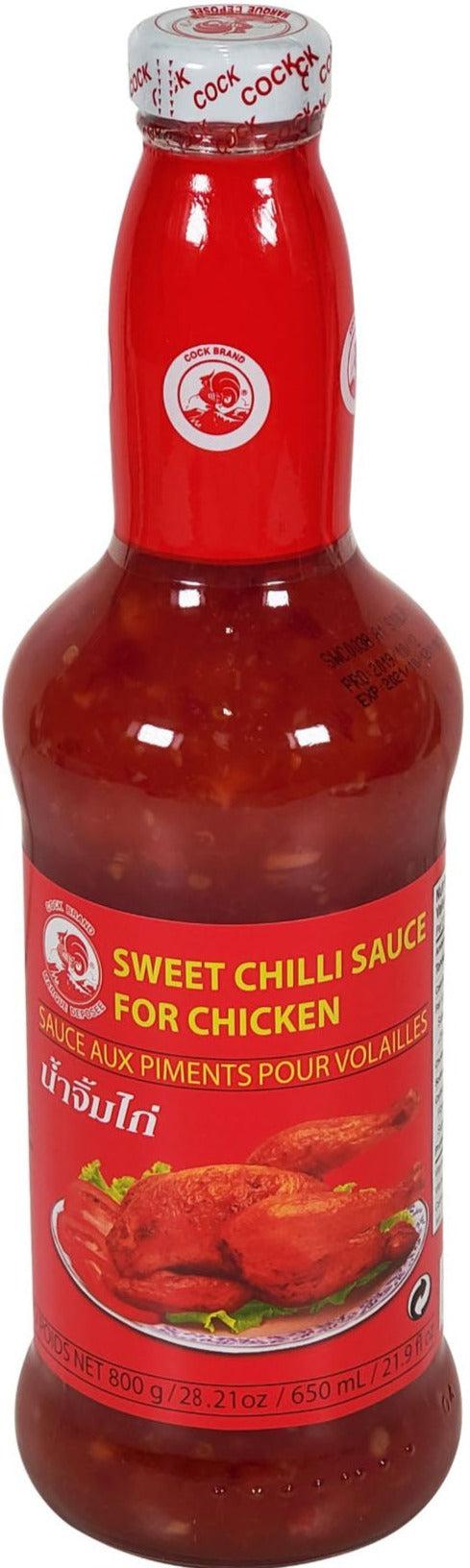 Cock Brand - Sweet Chilli Sauce - Chicken - 650ml — Case (12 x 800 G)