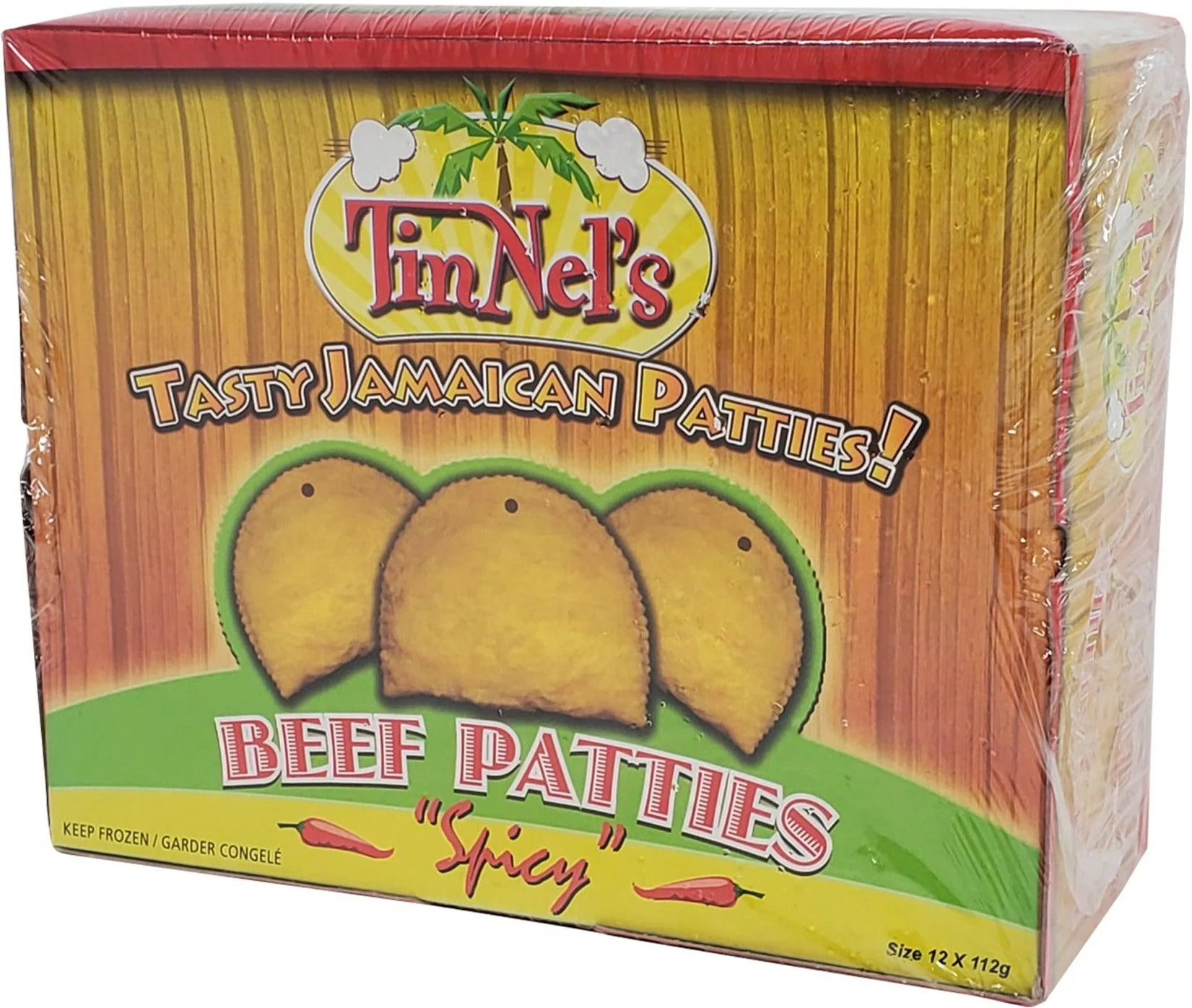TinNels - Beef Patty - Spicy — Case (12 x 12 CT)