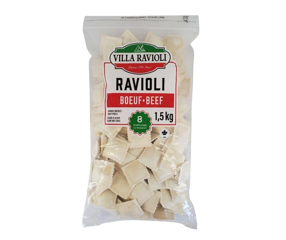 Villa Ravioli - Beef Ravioli — Each (1.5 KG)
