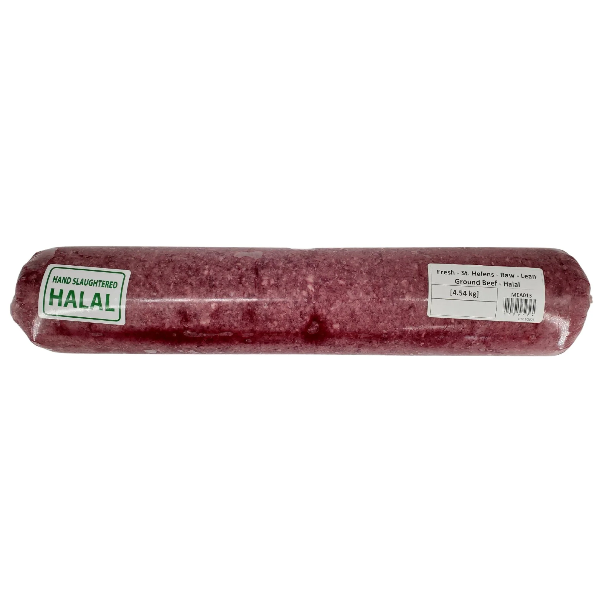 Fresh - St. Helens - Raw - Lean Ground Beef - Halal — Case (6 x 4.54 KG)