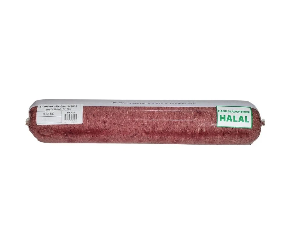 Fresh - St. Helens - Raw - Medium Ground Beef - Halal — Each (4.54 KG)