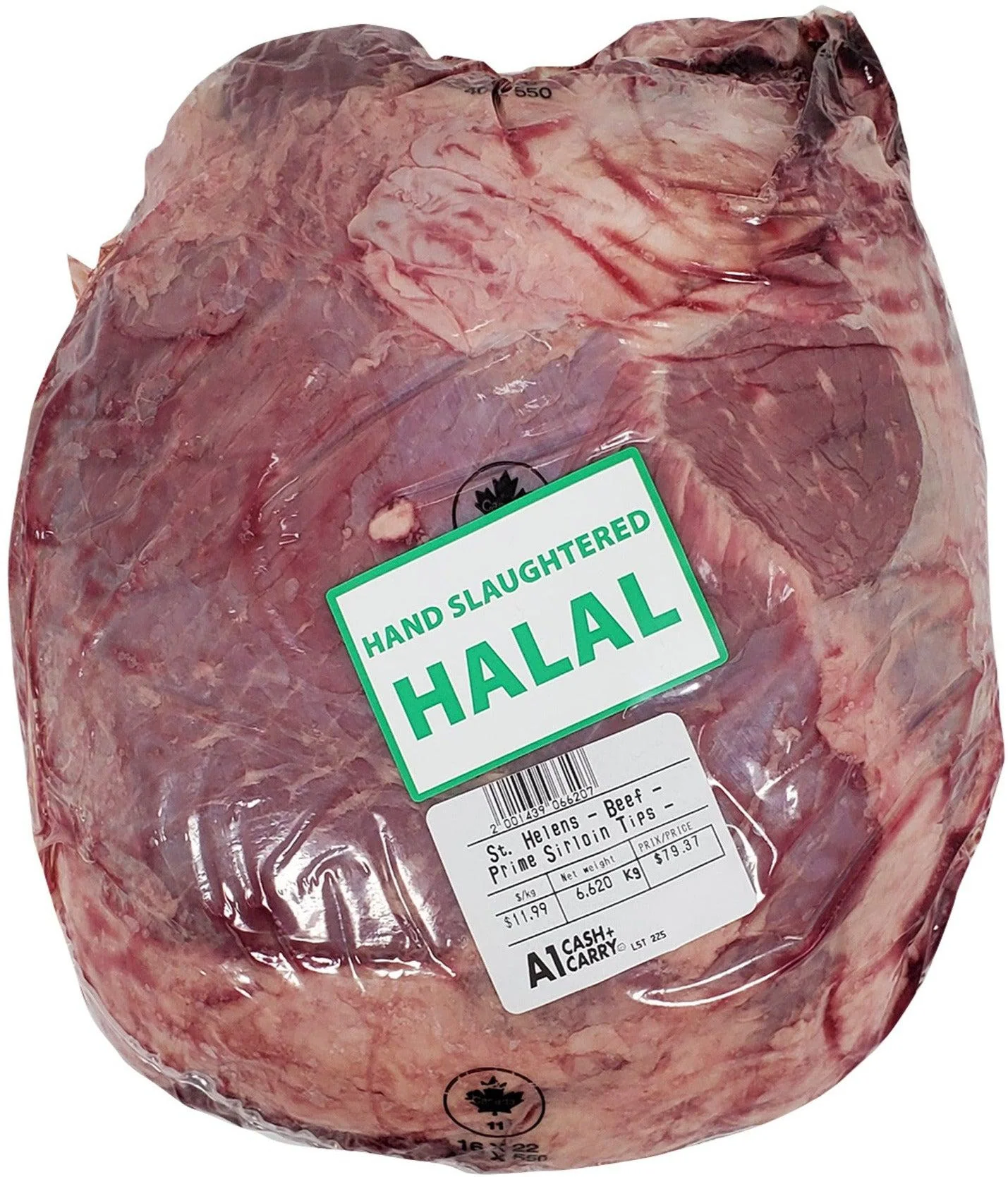 Fresh Beef - Excel - Cdn - Sirloin Tips - ( Knuckles ) - Halal