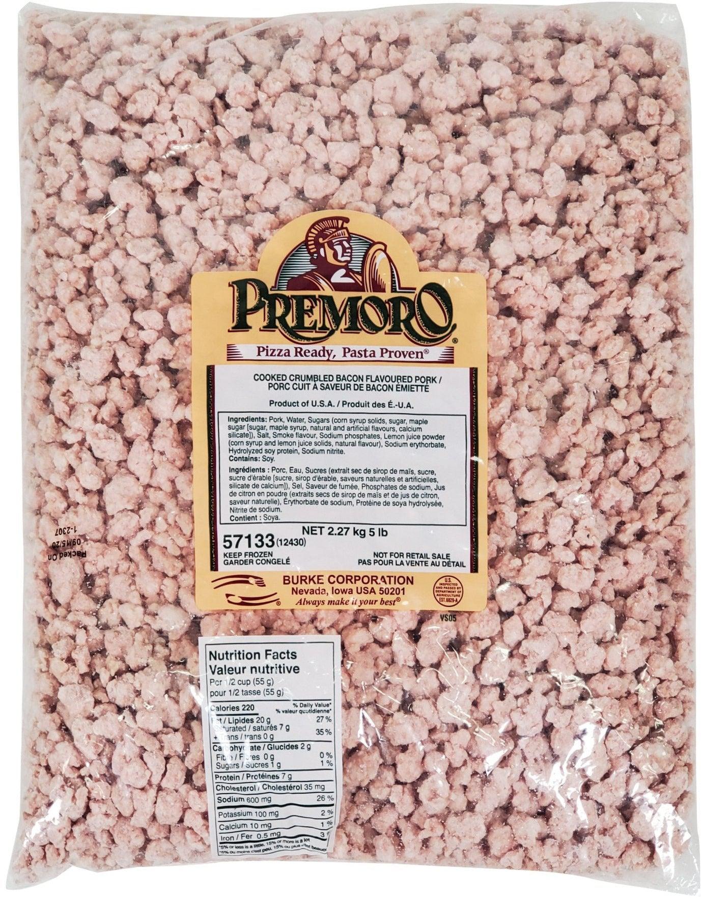 Premoro - Pork Sausage Topping - 12413-57126 — Each (5 LB)