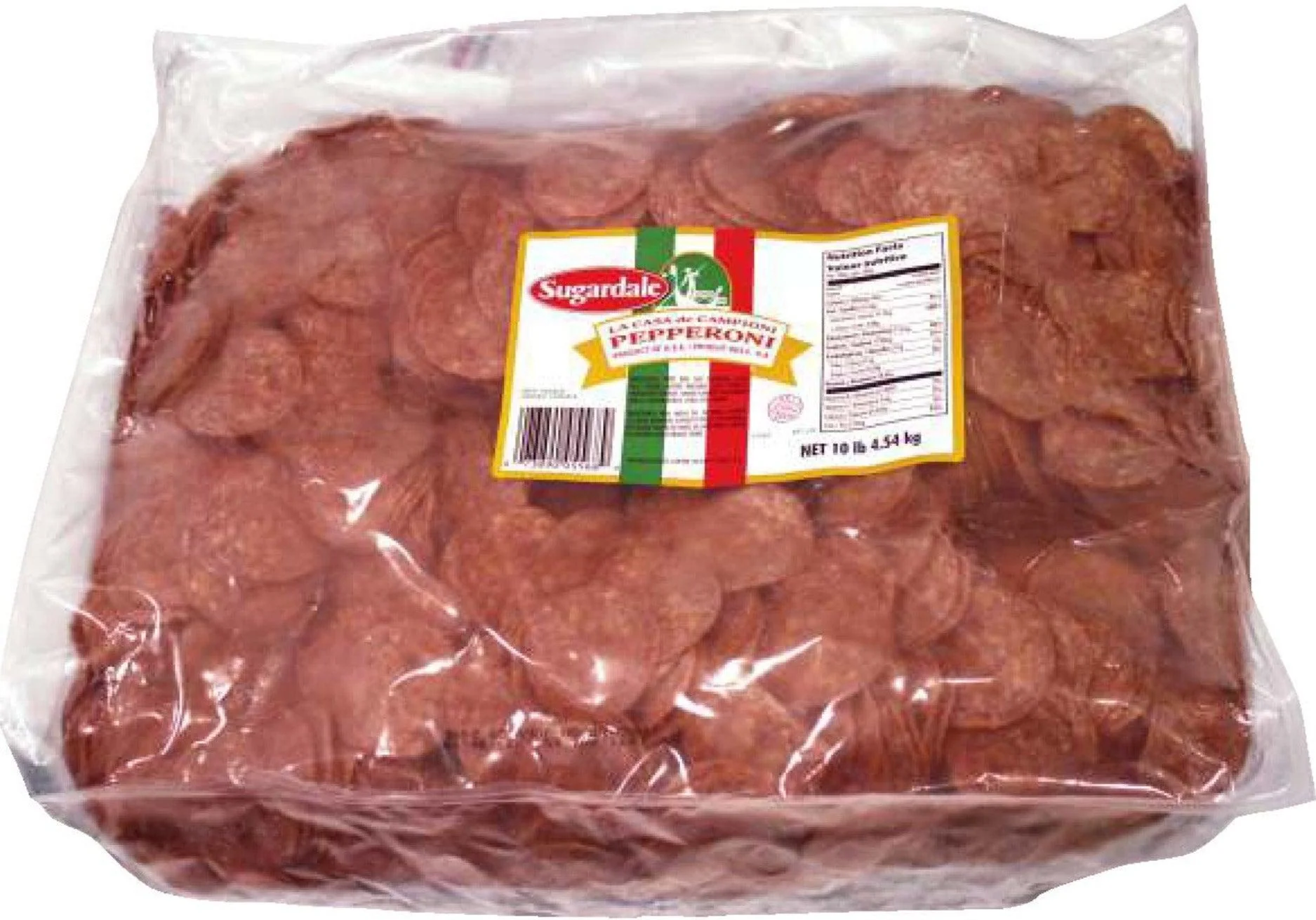 Sugardale - Dry Cured Pepperoni — Case (2 x 10 LB)