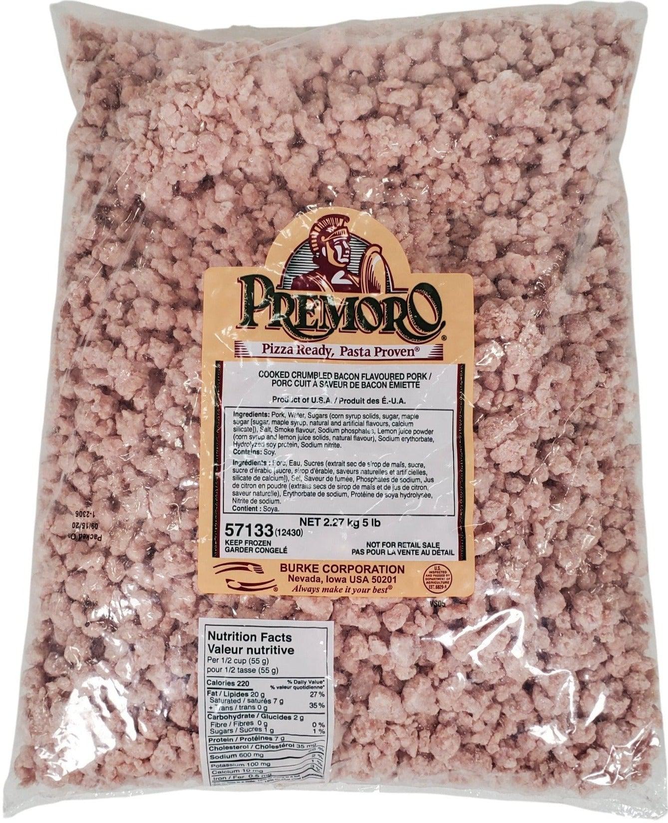 Premoro - Bacon Crumbled - 12430-57133 — Case (4 x 5 LB)