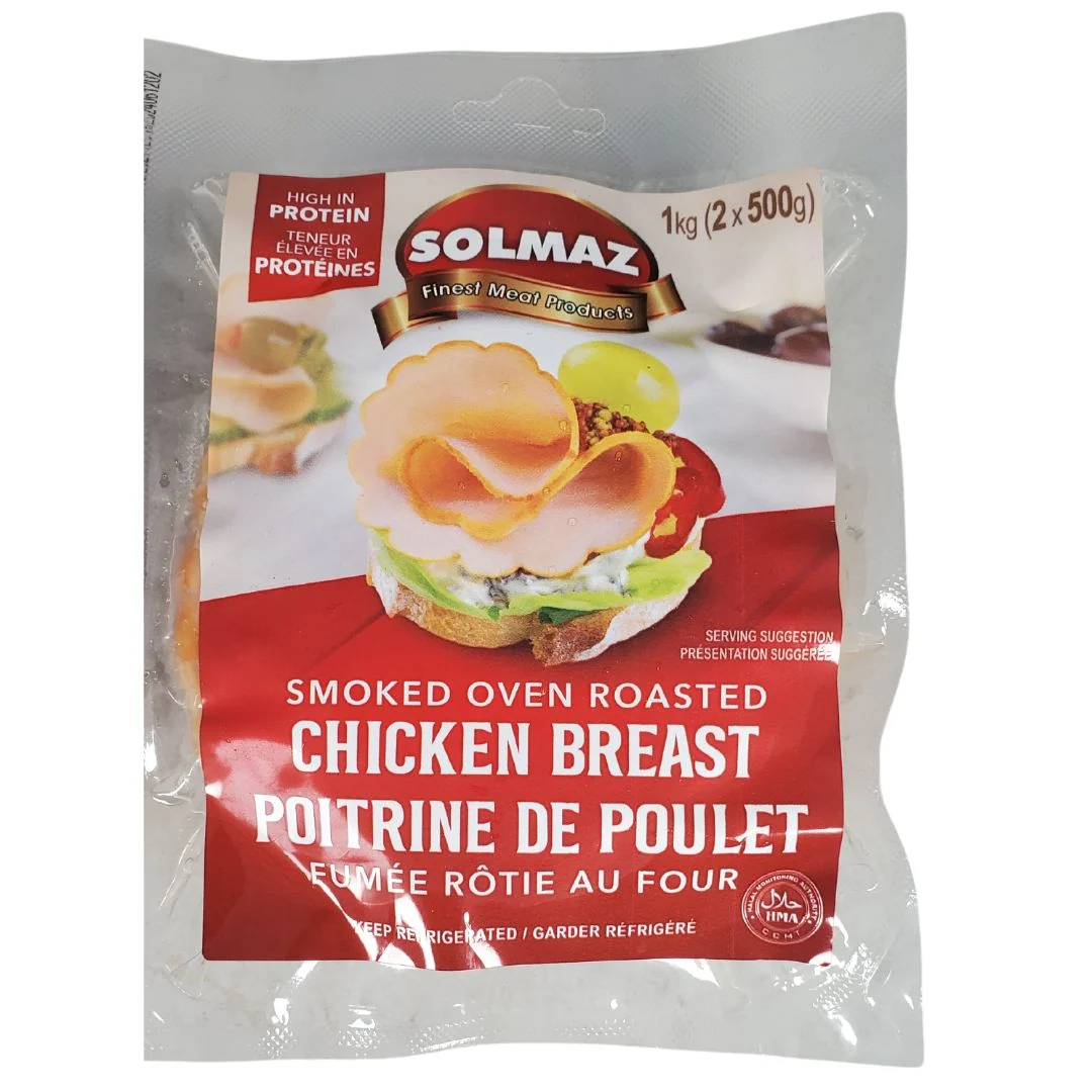 Fresh Deli - Solmaz - Cooked / Smoked - Chicken Slices - Halal — Case (2 x 500 G)