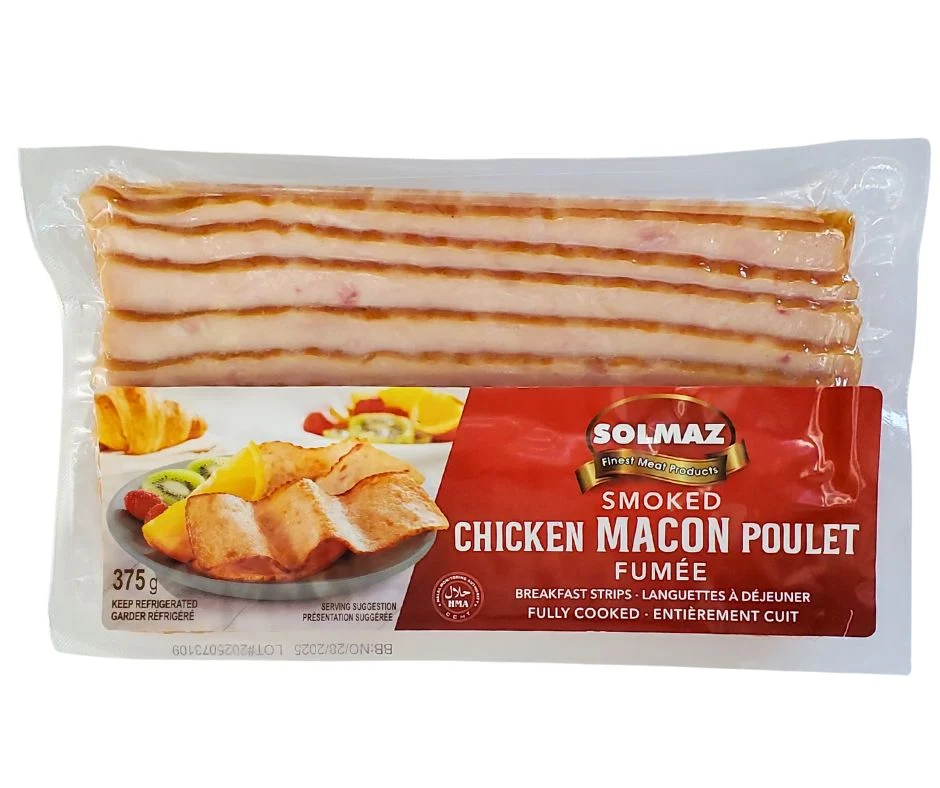 Fresh - Solmaz - Chicken Macon - Cooked Smoked & Sliced - Halal — Each (375 G)