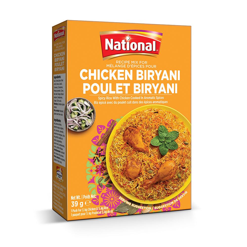 National - Chicken Biryani — Case (6 x 12 x 39 G)