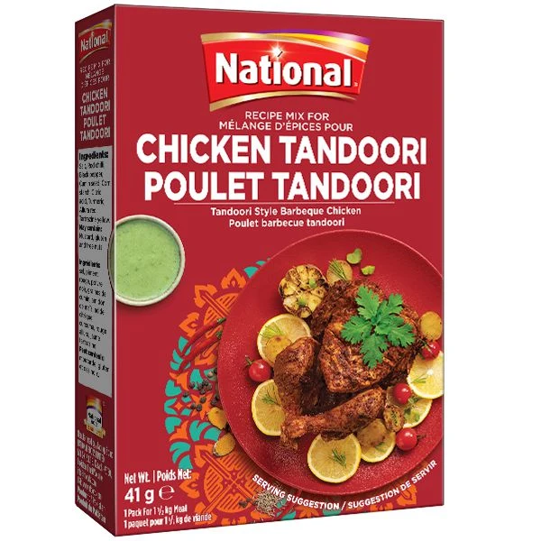 National Chicken Tandoori Recipe Mix — Case (12 x 41 G)