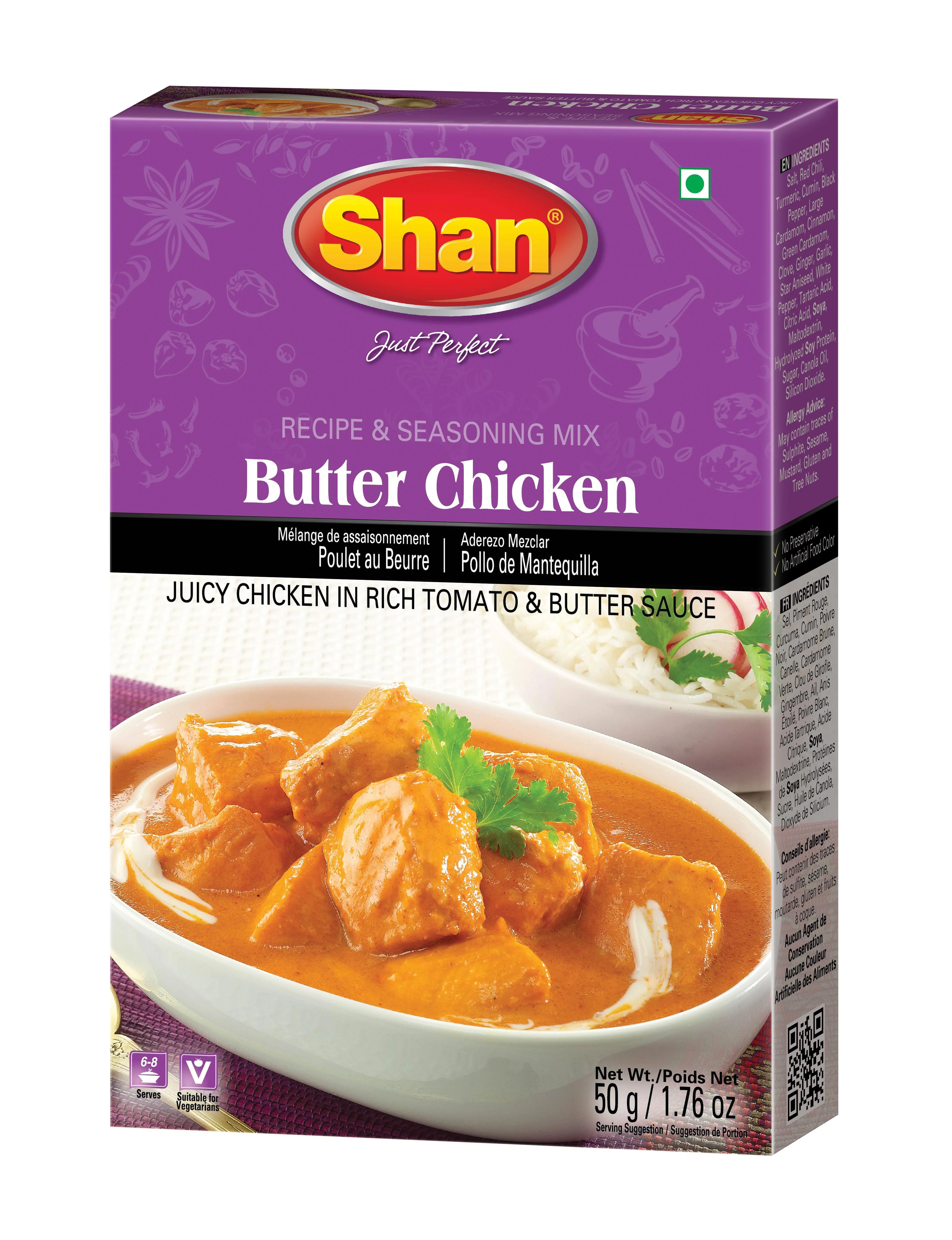 Shan - Butter Chicken Masala — Case (6 x 50 G)