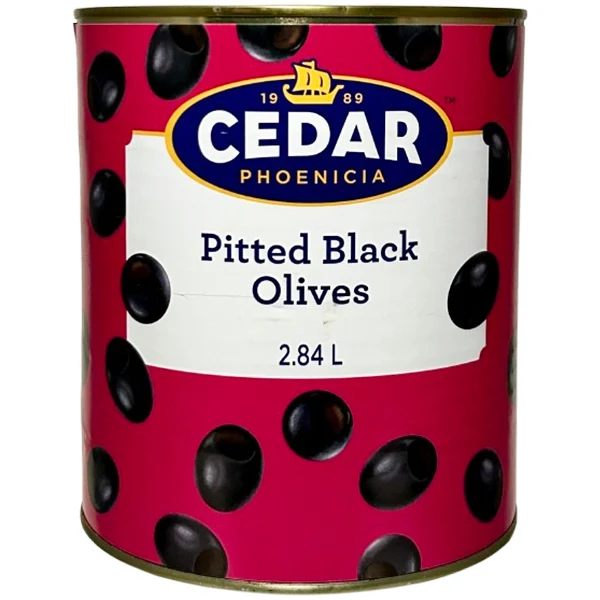 Esma - Pitted Black Olives 6x100 OZ