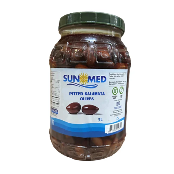 Sunmed - Kalamata Olives Pitted 6x3 LT