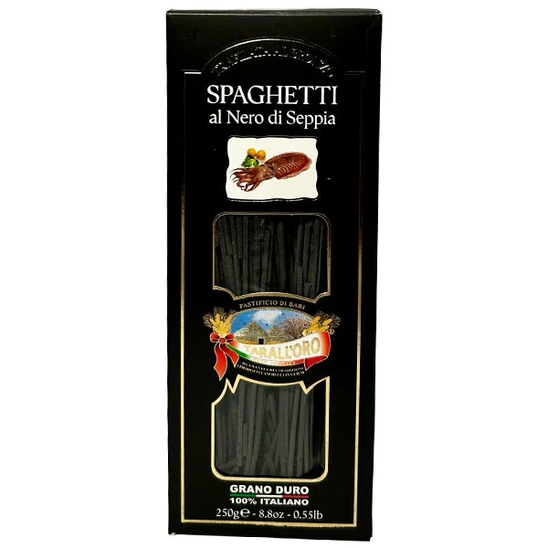 Tarall'Oro - Spaghetti Al Nero Di Seppia 24x250 GR