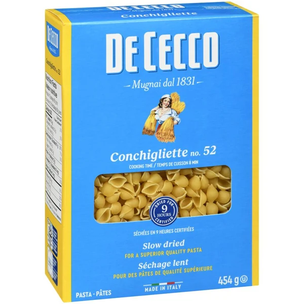 De Cecco - #52 Conchigliette 20x454 GR