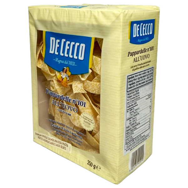 De Cecco - #101 Pappardelle All Uovo 250GR